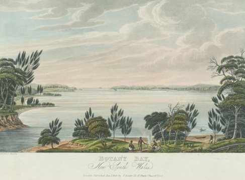 Botany Bay - courtesy of National Library of Australia. 